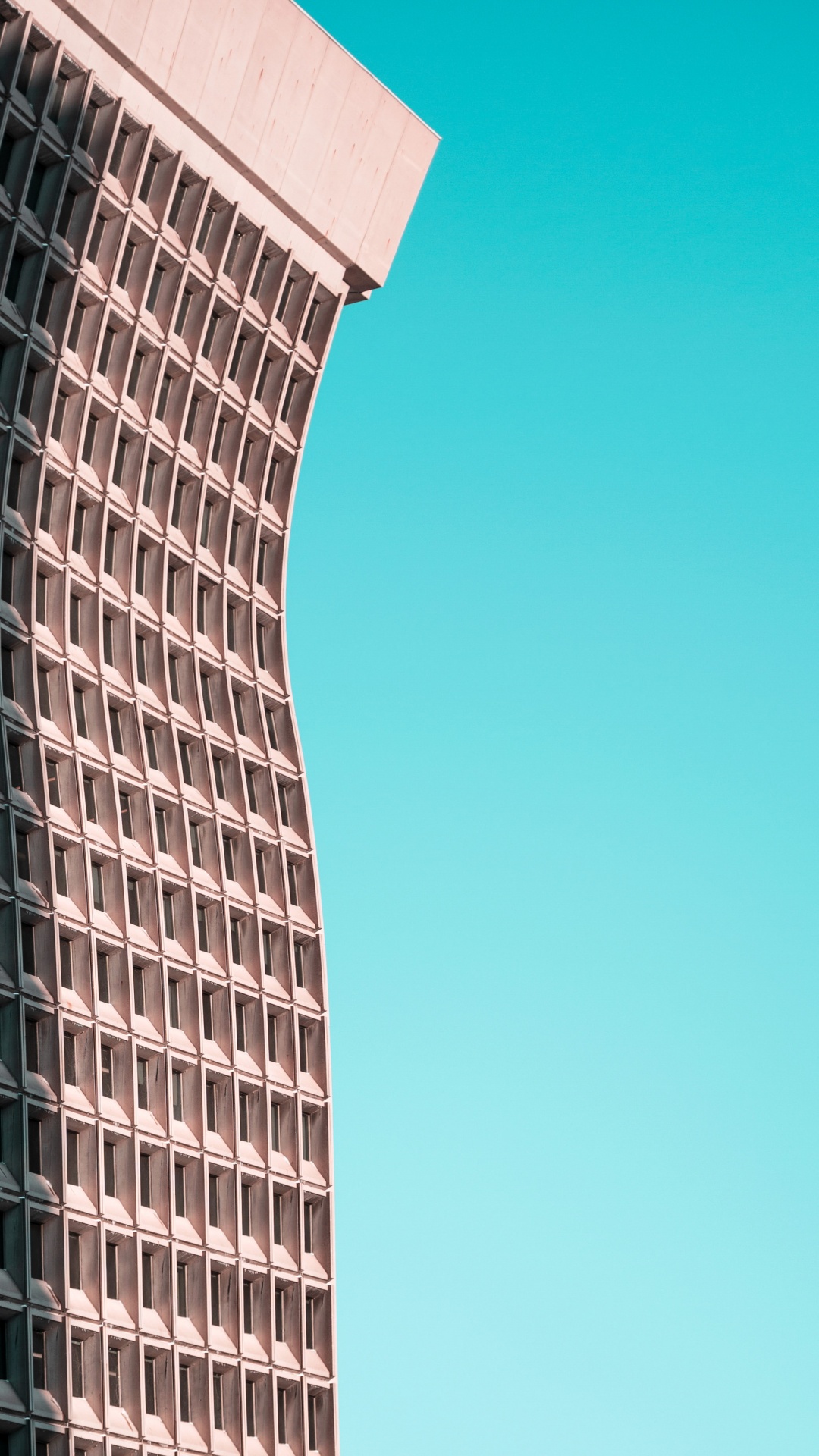 Обои ориентир, здание, небоскреб, лазурный, вышка в разрешении 1080x1920