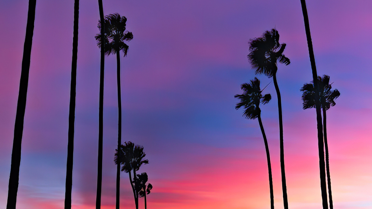 Обои облако, послесвечение, вода, сумрак, закат в разрешении 1280x720