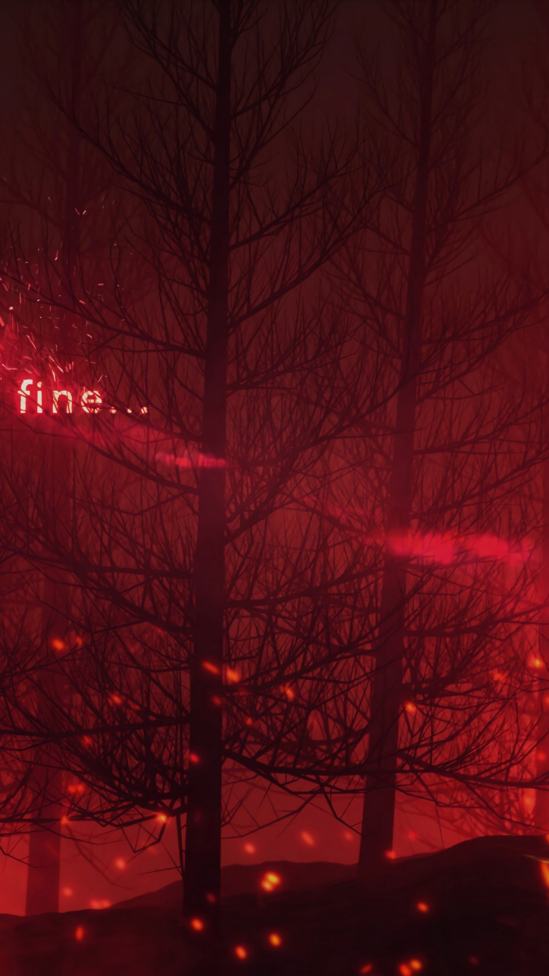 Обои красный цвет, событие, небо, Природа М, ночь в разрешении 1080x1920