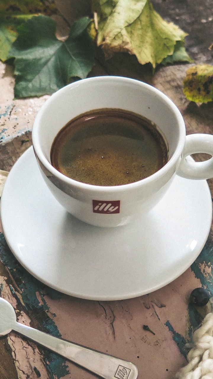 Обои латте, кофейня, кофе эспрессо, кофейная чашка, чашка в разрешении 720x1280