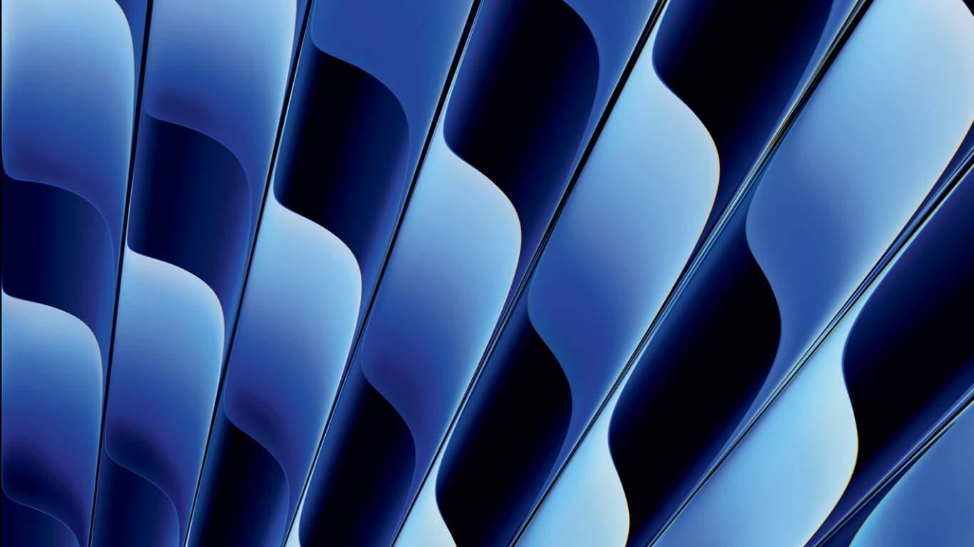 Обои Apple МасВоок Pro, iMac, яблоко, 8Гб, синий в разрешении 1366x768