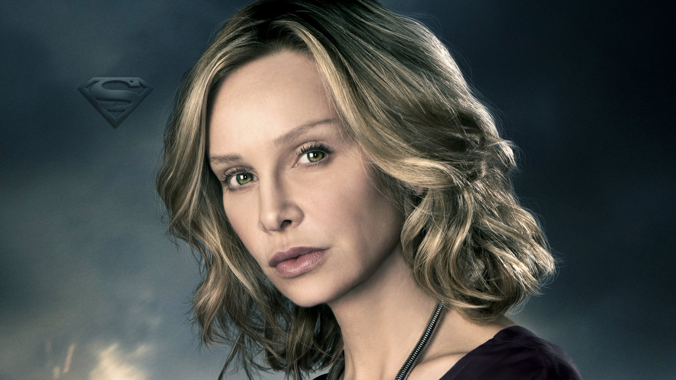 Обои Калиста Флокхарт, Кэт Грант, супергерл, Джимми Олсен, Супермен в разрешении 2560x1440