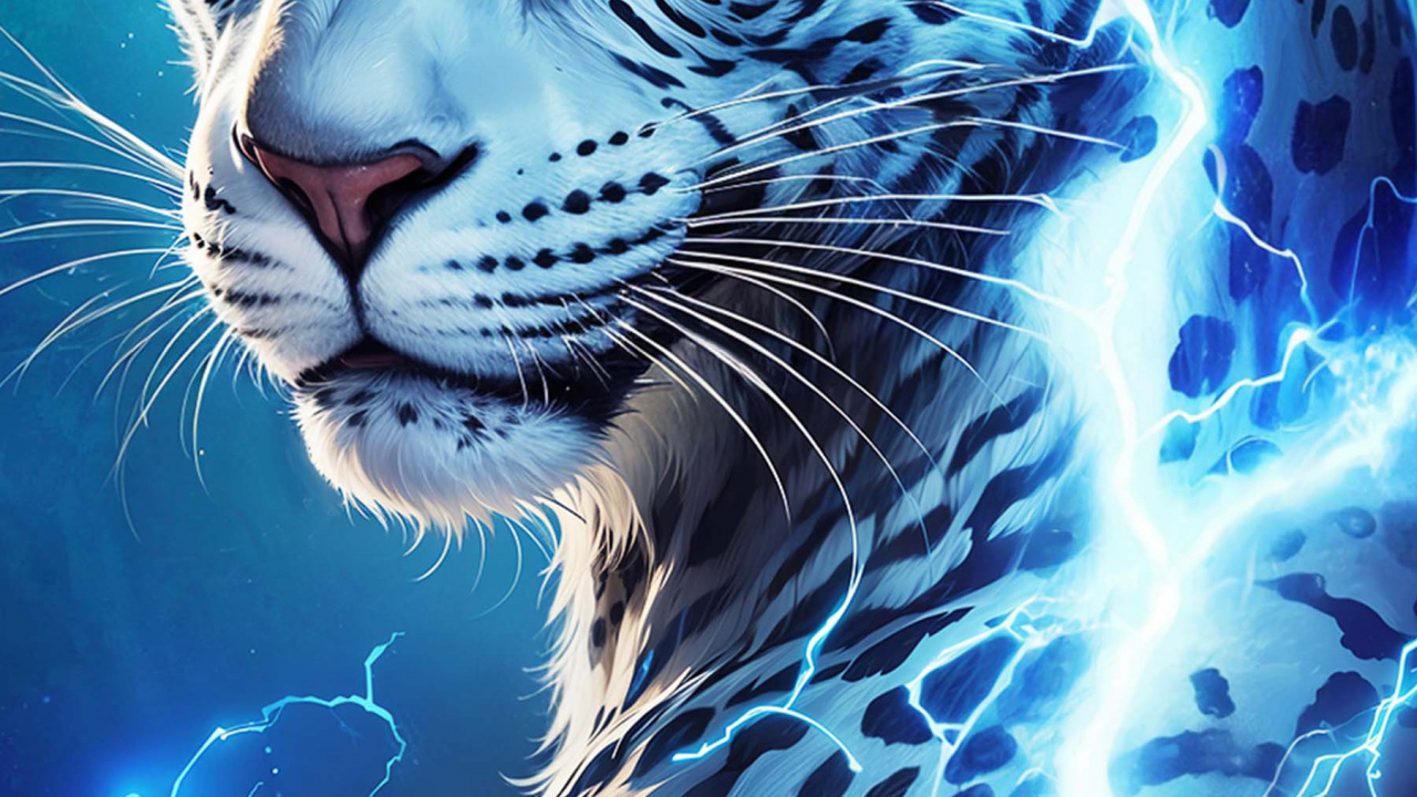 Обои африканский леопард, тигр, Ягуар в разрешении 1280x720