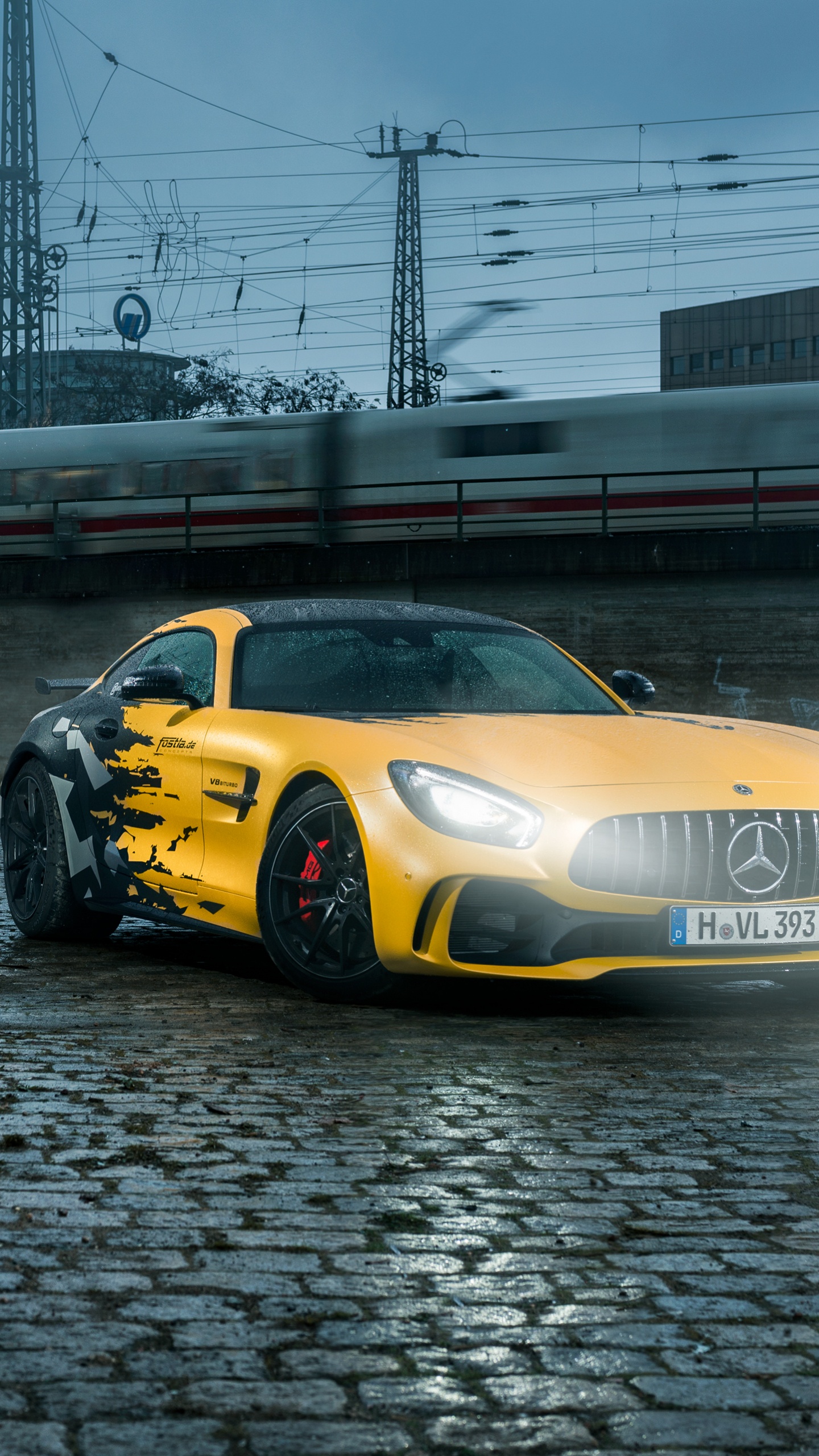 Обои авто, суперкар, спорткар, кузов купе, желтый в разрешении 1440x2560