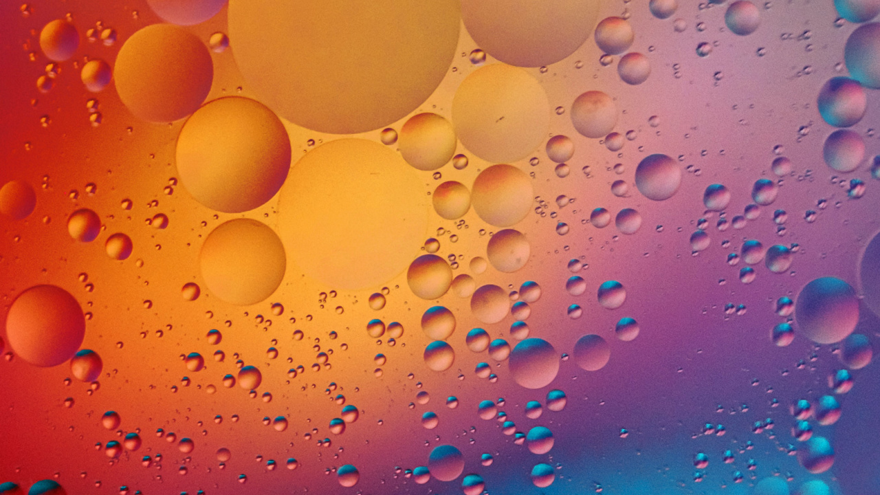 Обои пузырь обои, пузырь, цветной, вода, красочность в разрешении 1280x720
