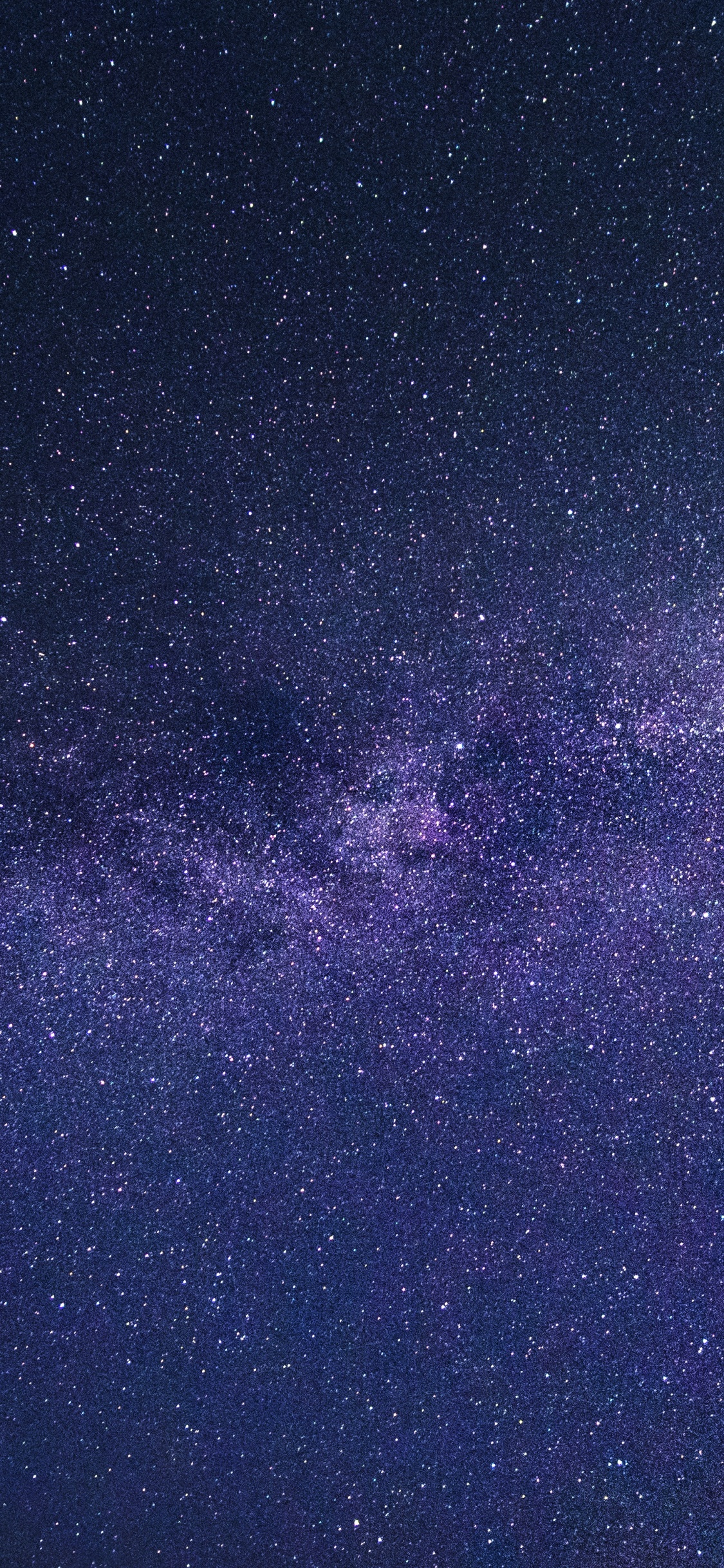 Обои Галактика, пурпур, Фиолетовый, атмосфера, синий в разрешении 1125x2436