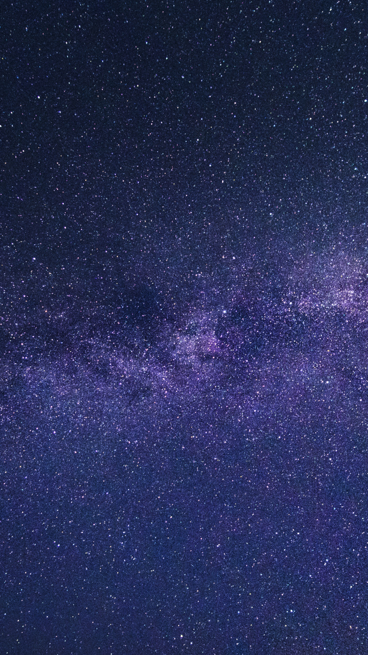 Обои Галактика, пурпур, Фиолетовый, атмосфера, синий в разрешении 750x1334