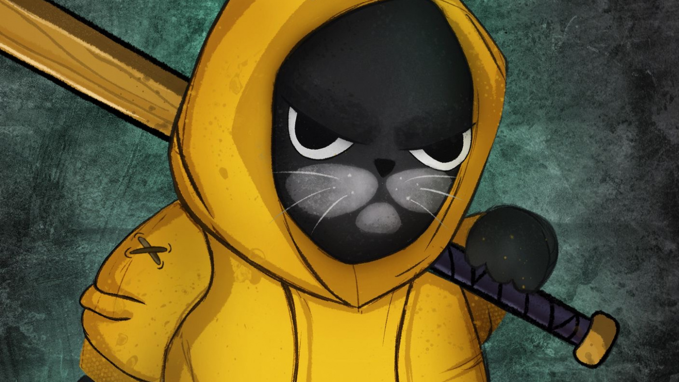 Обои иллюстрация, визуальное искусство, мультфильм, арт, жест в разрешении 1366x768