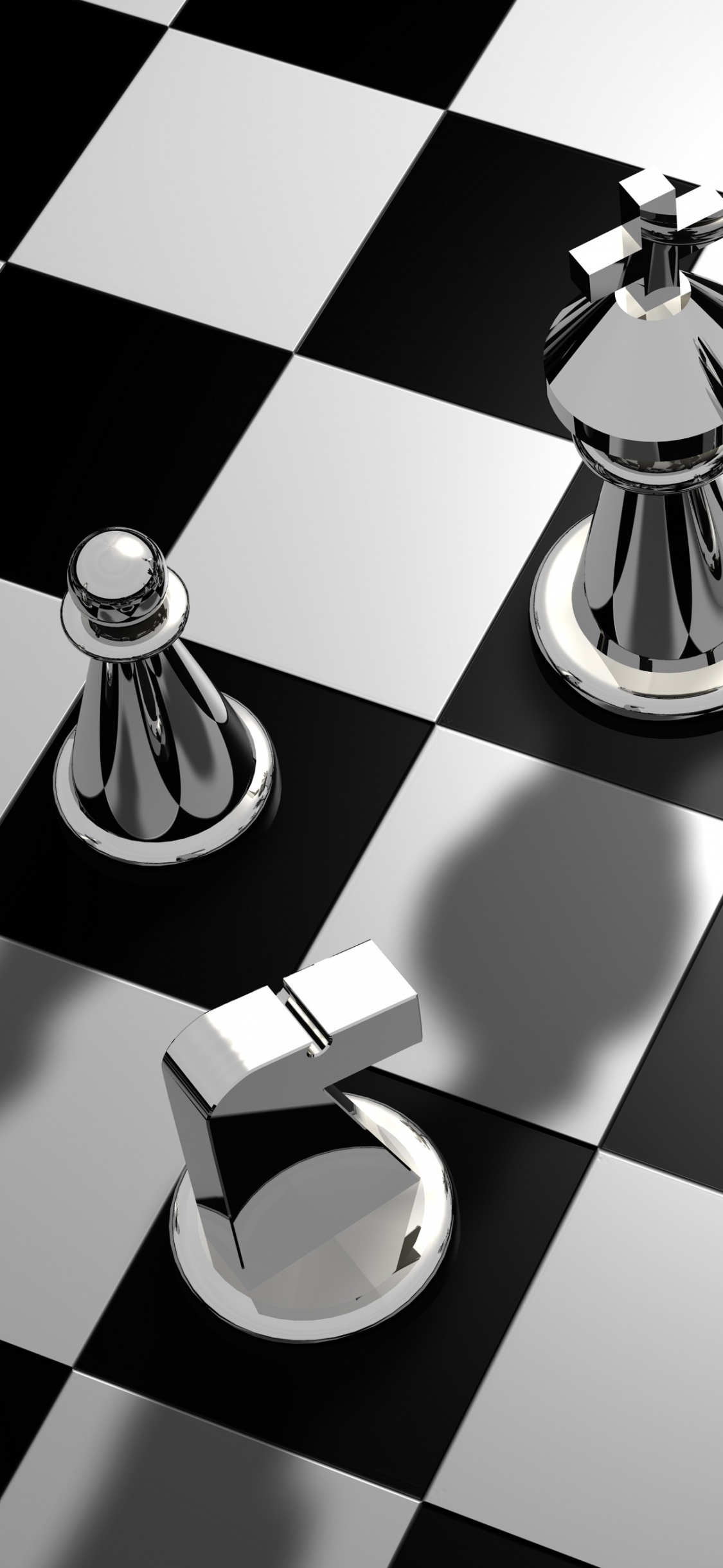 Обои шахматы, Шахматная фигура, шахматная доска, шахматная стратегия, игры в помещении и спорта в разрешении 1125x2436