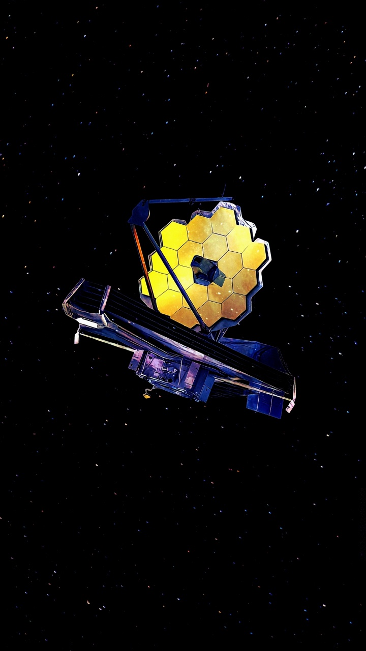 Обои Джеймс Уэбб, Космический Телескоп Джеймса Вебба, телескоп, космический телескоп, звезда в разрешении 720x1280