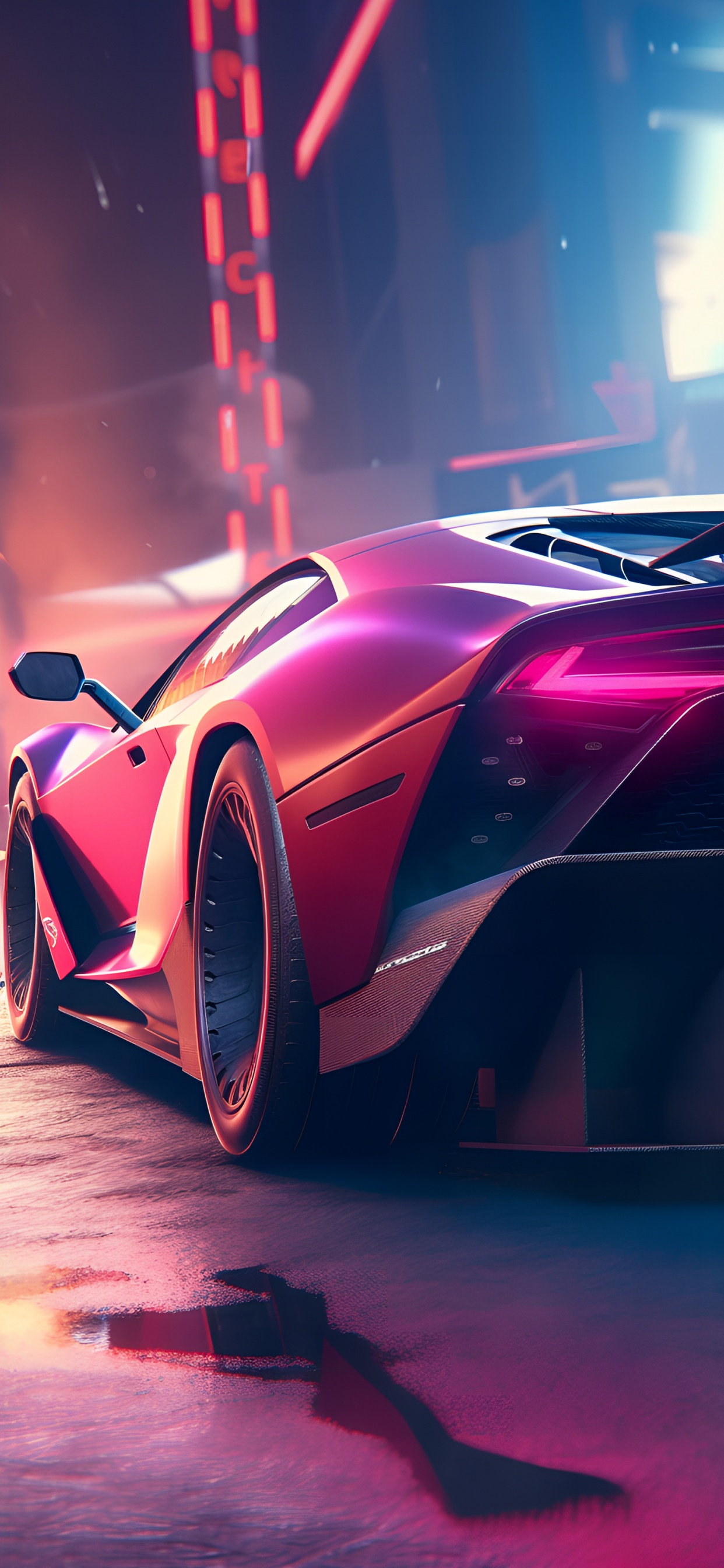 Обои Ламборджини, легковые автомобили, колесо, шина, автомобильное освещение в разрешении 1242x2688