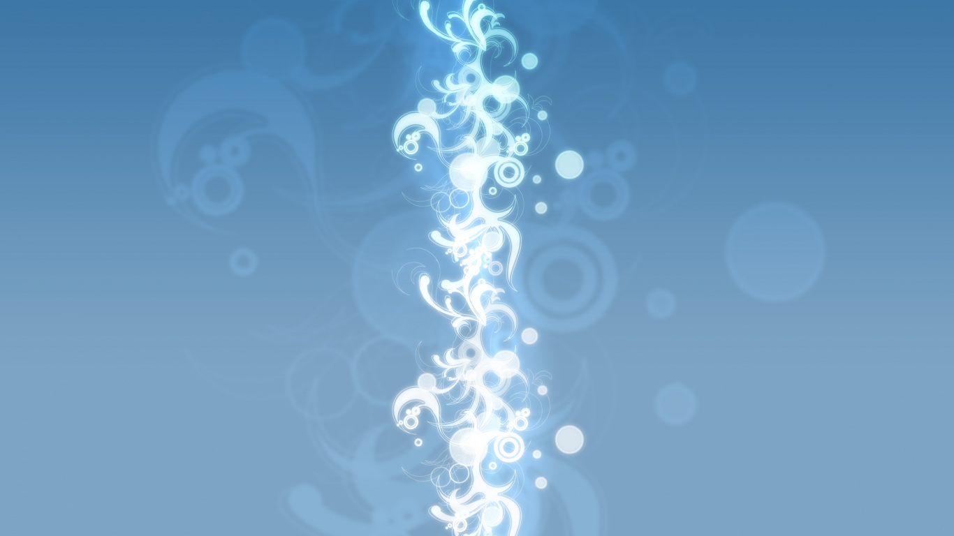 Обои синий, электрик, шрифт, синий электрик, синий цвет в разрешении 1366x768