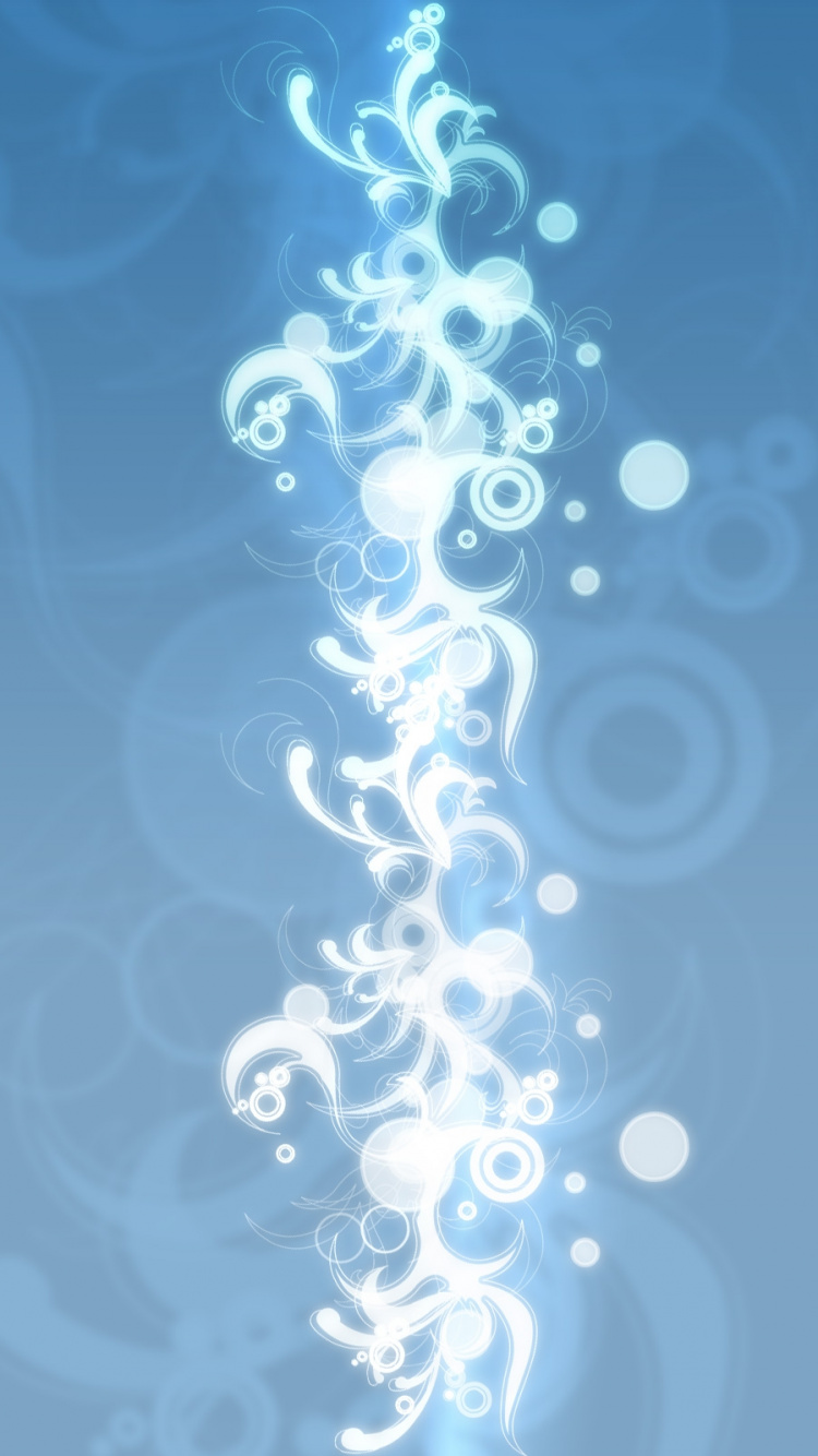 Обои синий, электрик, шрифт, синий электрик, синий цвет в разрешении 750x1334