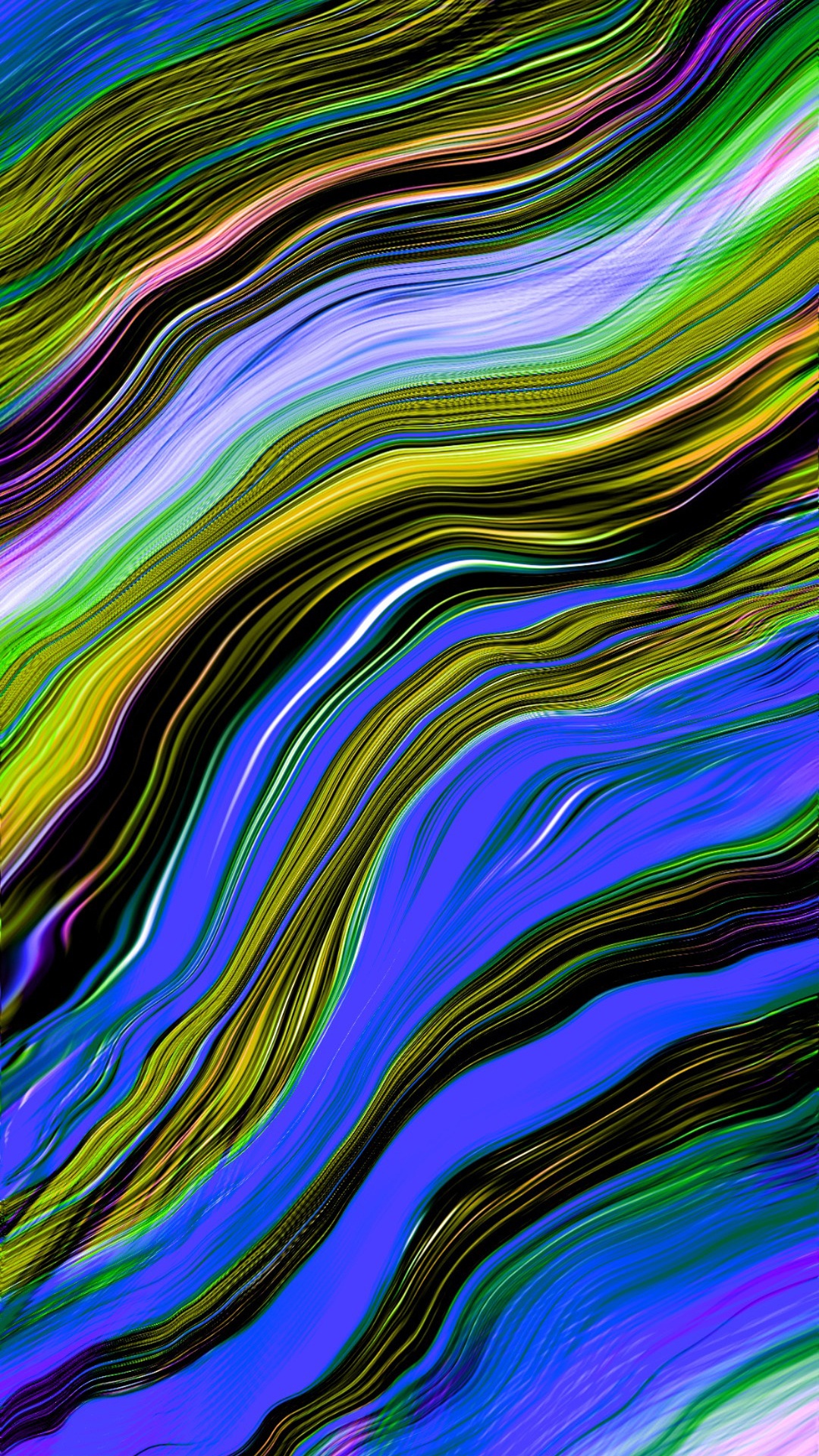 Обои узор, фрактальное искусство, геометрия, красочность, пурпур в разрешении 1080x1920