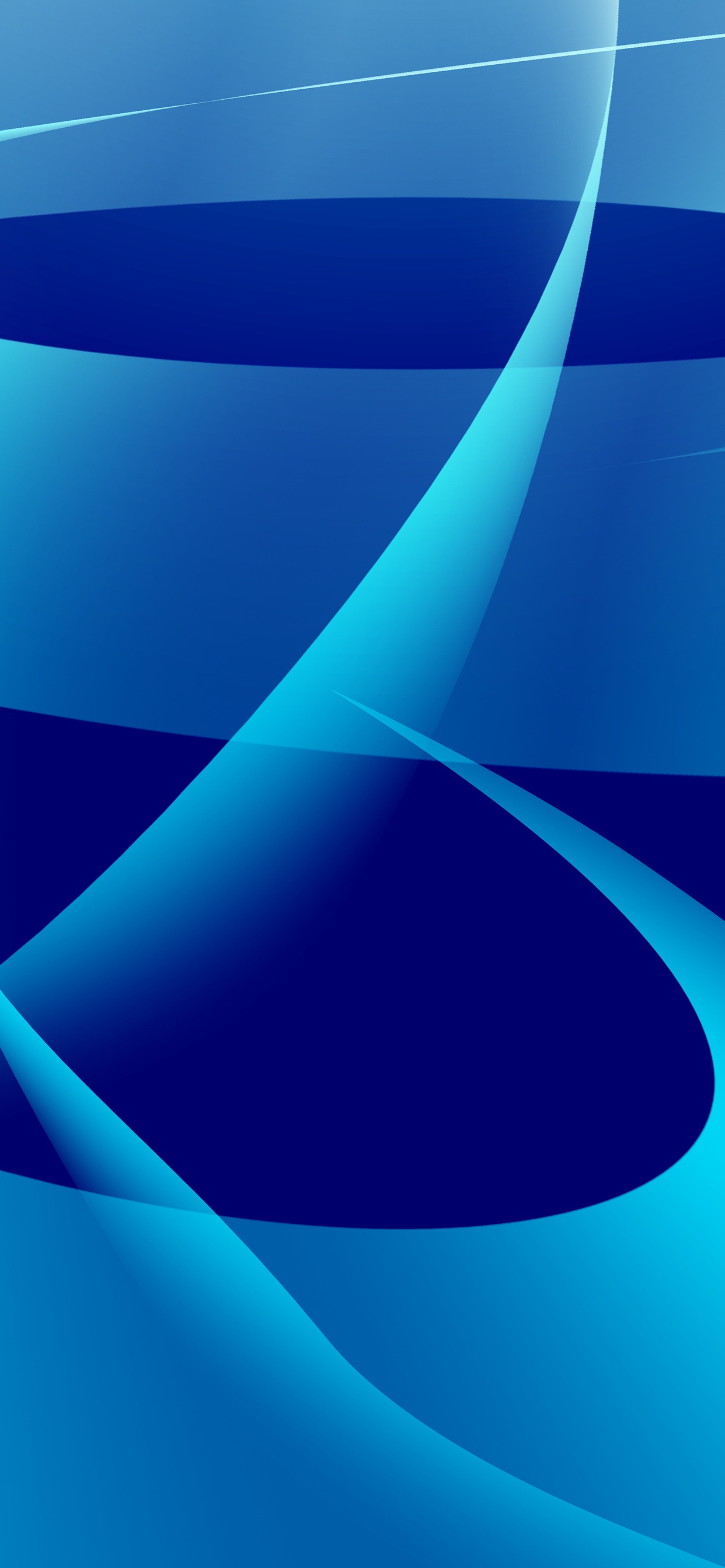 Обои синий, Аква, вода, линия, электрик в разрешении 1242x2688