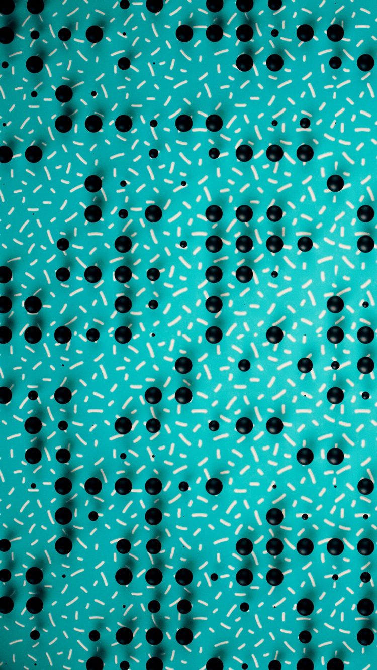 Обои узор, зеленый, синий, Аква, бирюза в разрешении 750x1334