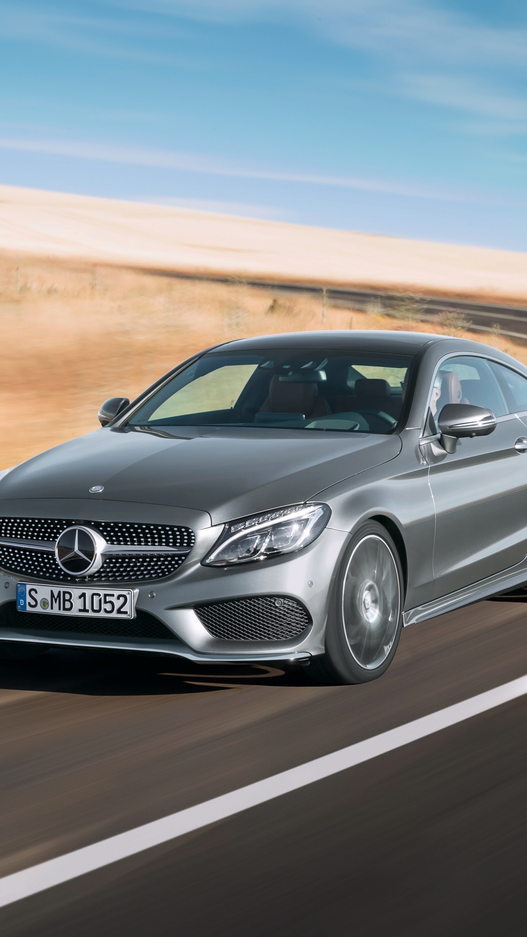 Обои 2017 Мерседес-Бенц-С300-Купе, 2016 Мерседес-Бенц С-Класс, авто, кузов купе, седан в разрешении 1080x1920