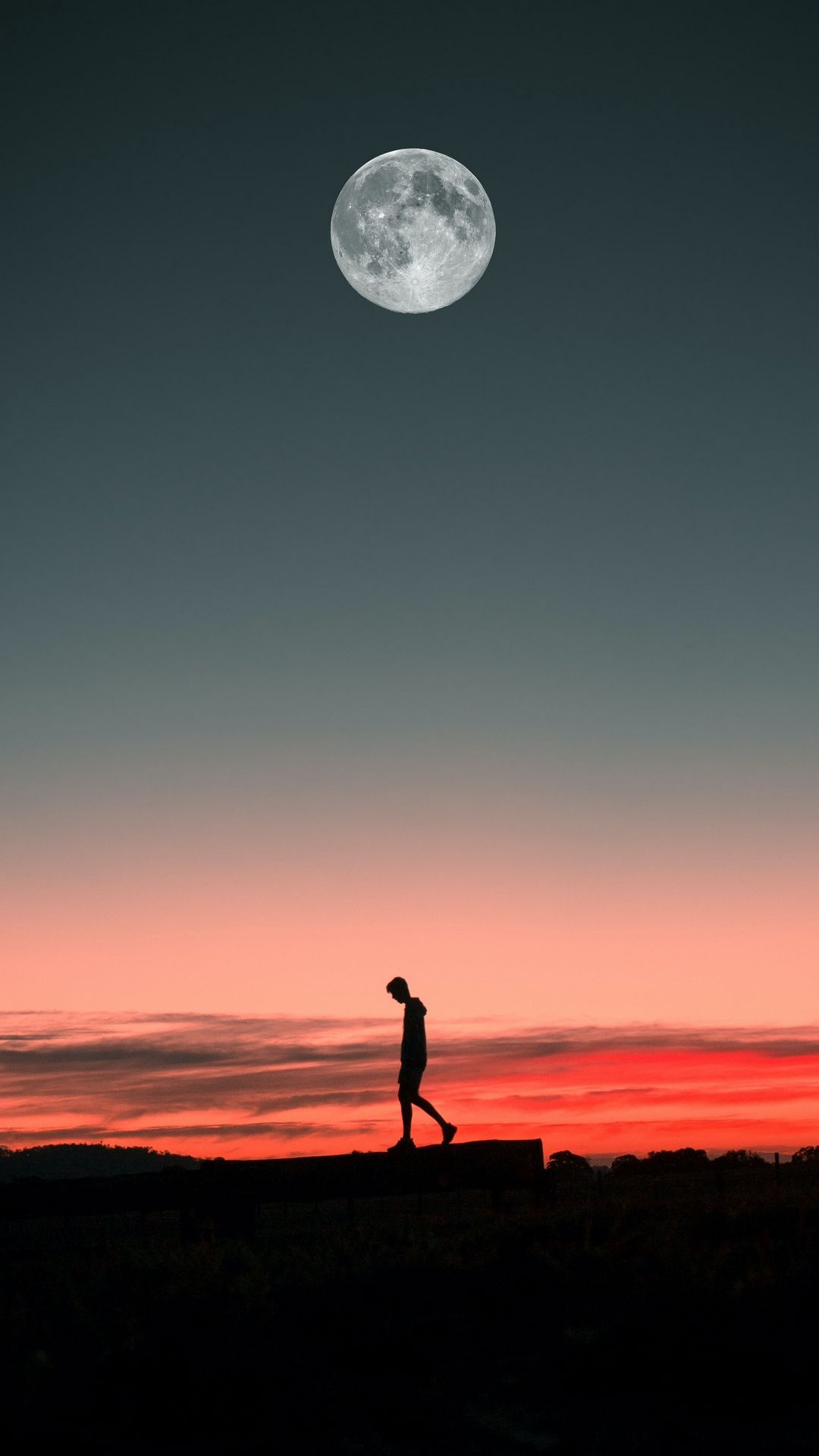 Обои смартфон, телефон, атмосфера, экорегион, луна в разрешении 1080x1920