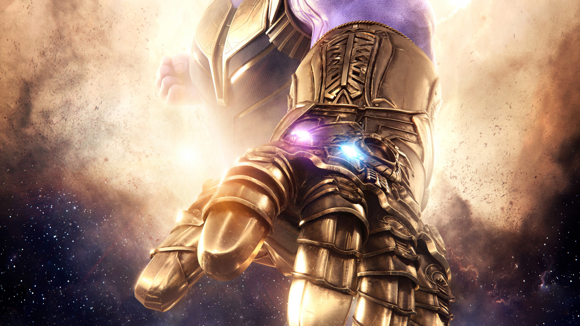 Обои атмосфера, Супермен, шлем, арт, живопись в разрешении 1920x1080