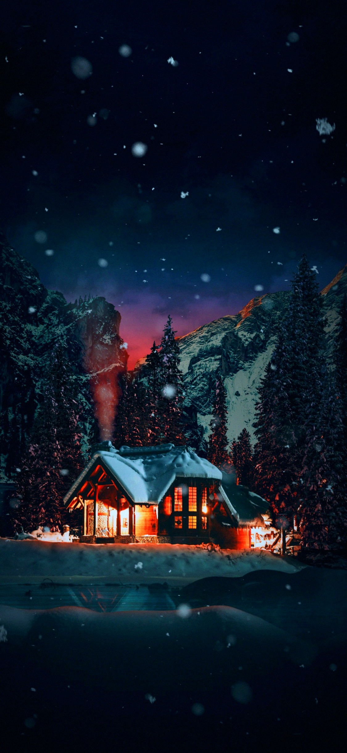 Обои андроид, ios, атмосфера, мир, окно в разрешении 1125x2436