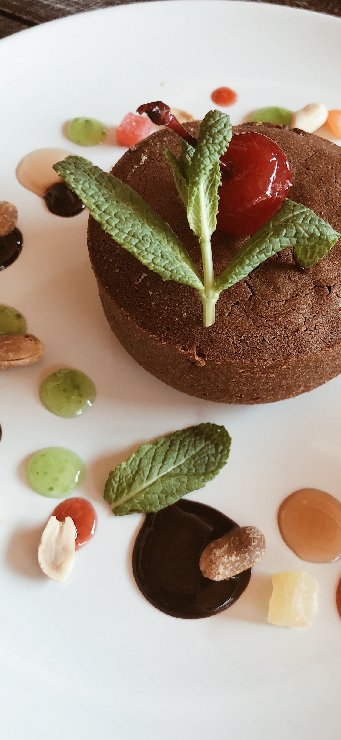 Обои замороженный десерт, рождественский пудинг, шоколад, пища, ингредиент в разрешении 1125x2436