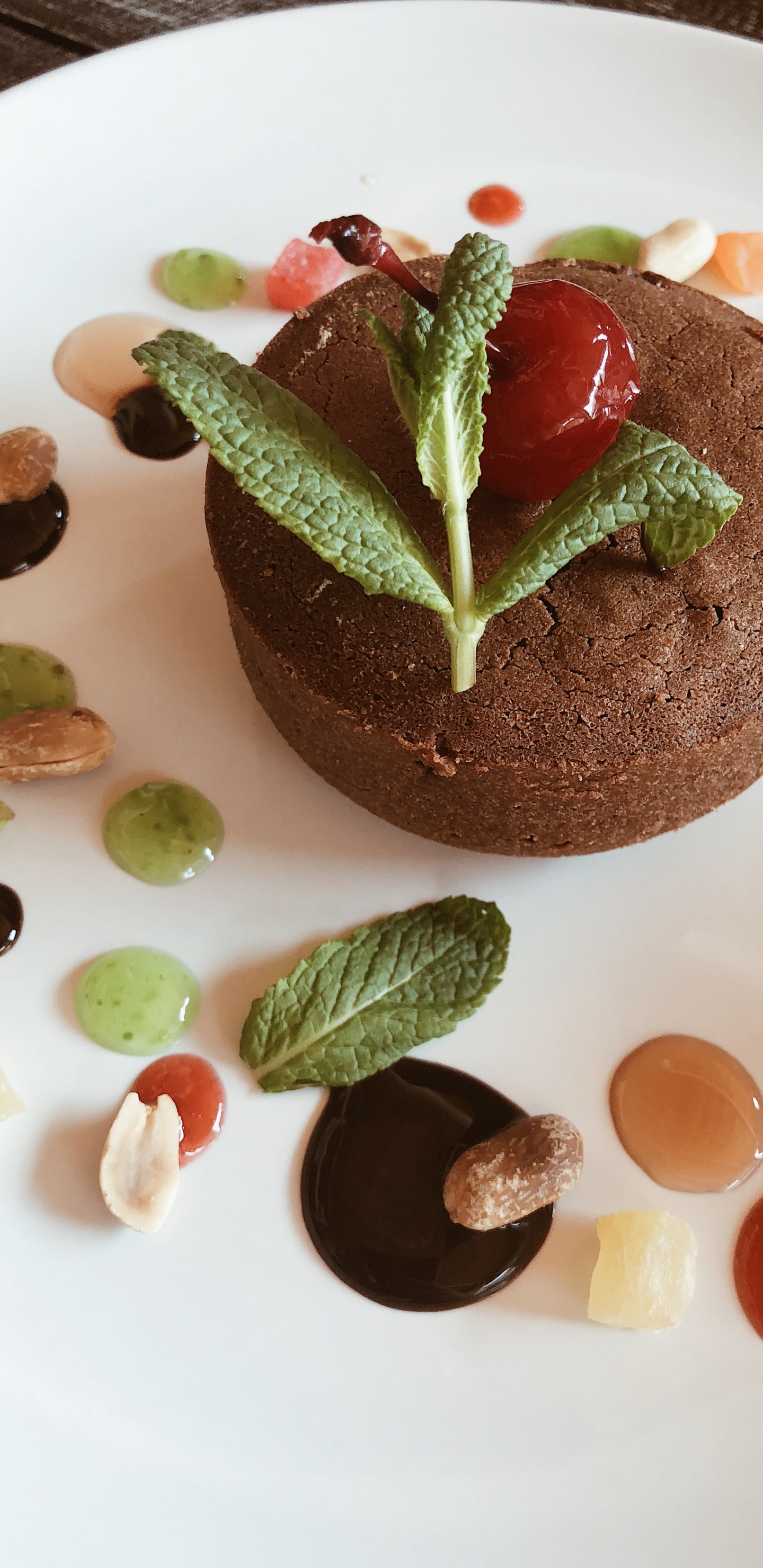 Обои замороженный десерт, рождественский пудинг, шоколад, пища, ингредиент в разрешении 1440x2960