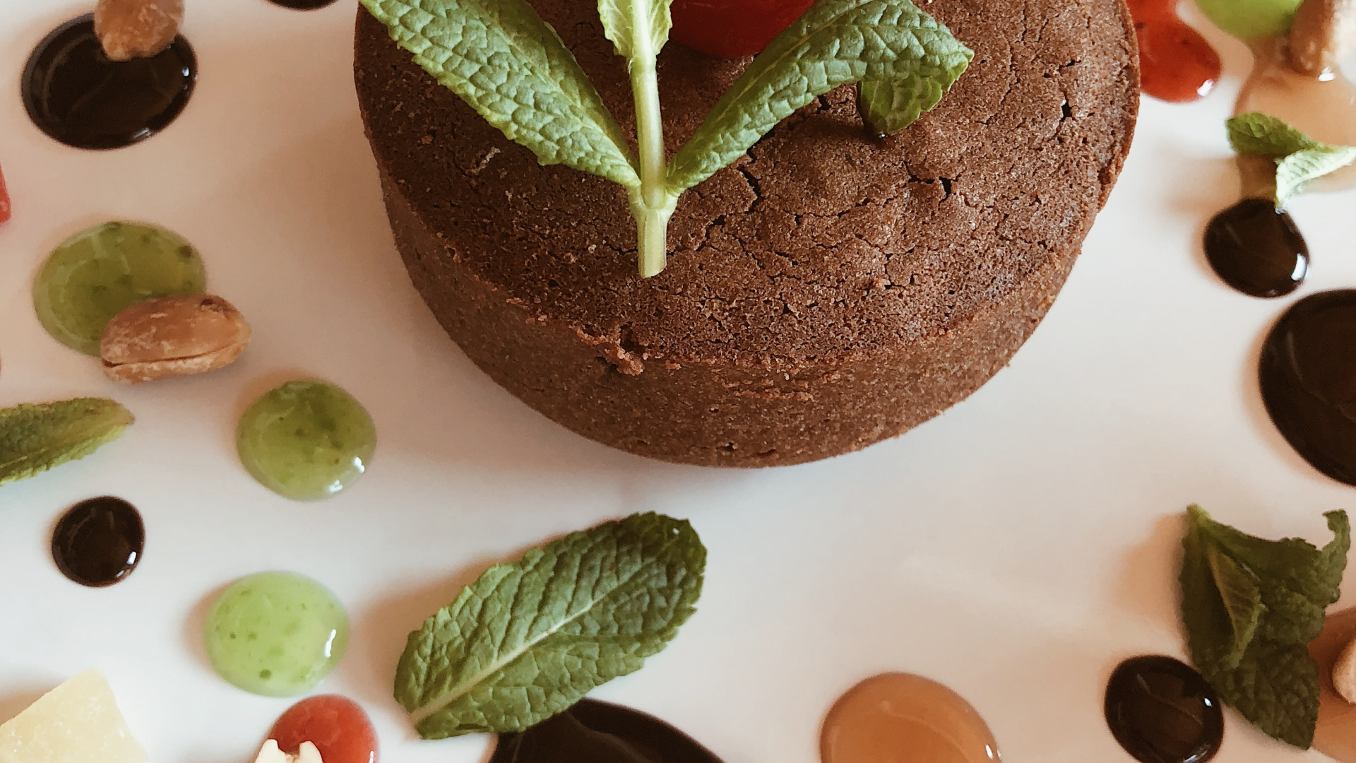 Обои замороженный десерт, рождественский пудинг, шоколад, пища, ингредиент в разрешении 1920x1080