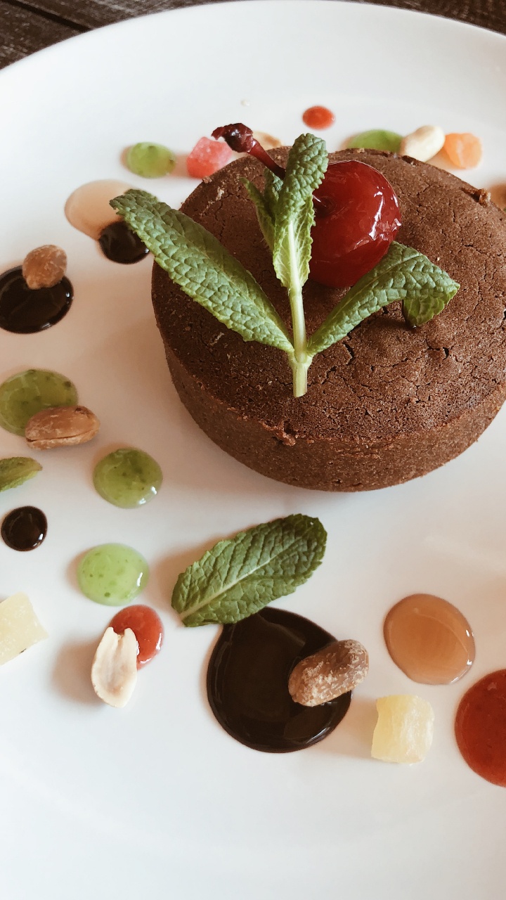 Обои замороженный десерт, рождественский пудинг, шоколад, пища, ингредиент в разрешении 720x1280