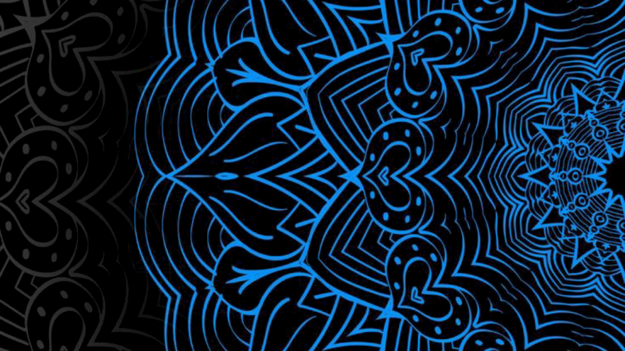 Обои узор, визуальное искусство, дизайн, психоделическое искусство, вода в разрешении 1280x720