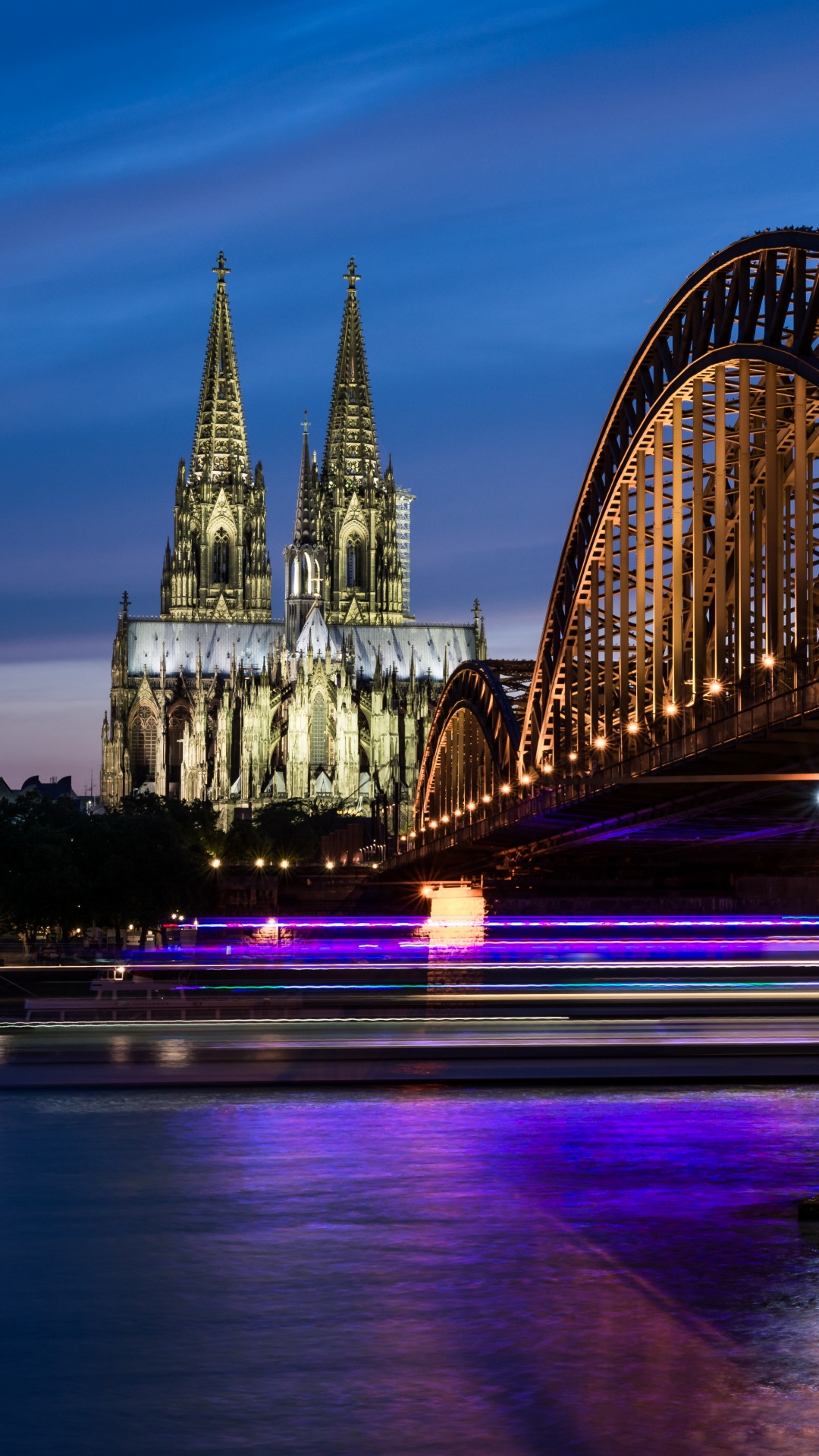 Обои Кельн, архитектура, Гамбург, мост, ориентир в разрешении 1080x1920