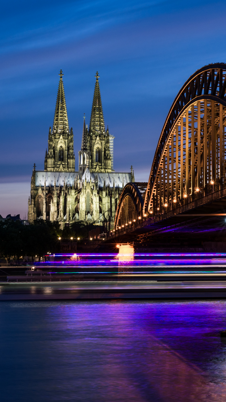 Обои Кельн, архитектура, Гамбург, мост, ориентир в разрешении 750x1334