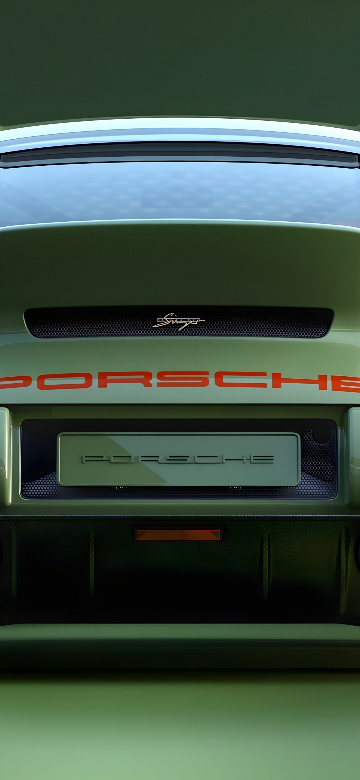 Обои Порше 964 Зингер, Порше 911, Порше 912, Порше, легковые автомобили в разрешении 1242x2688