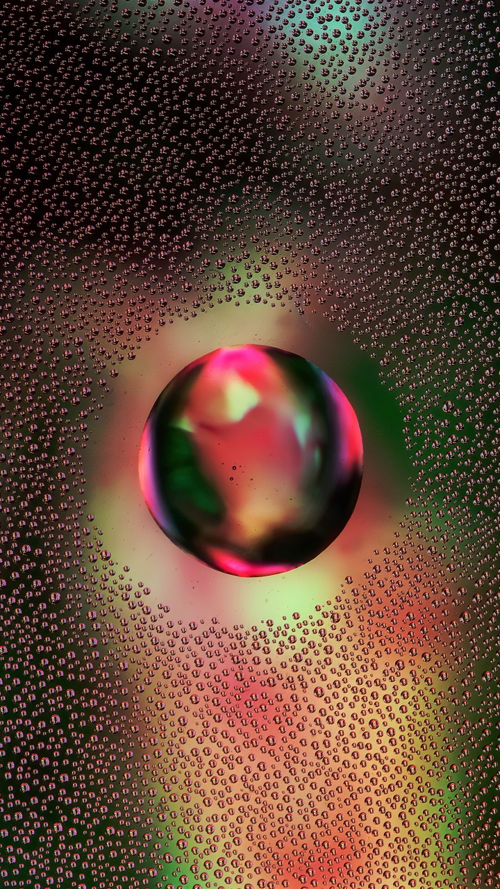 Обои арт, графический дизайн, м-027, красочность, жидкий в разрешении 720x1280