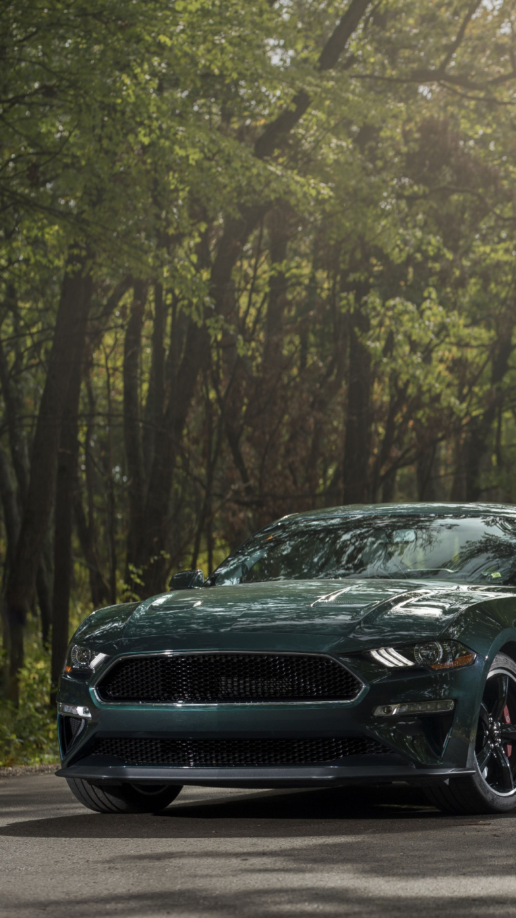 Обои Шелби Мустанг, 2019 Форд Мустанг буллит, авто, ford, мускул кар в разрешении 750x1334