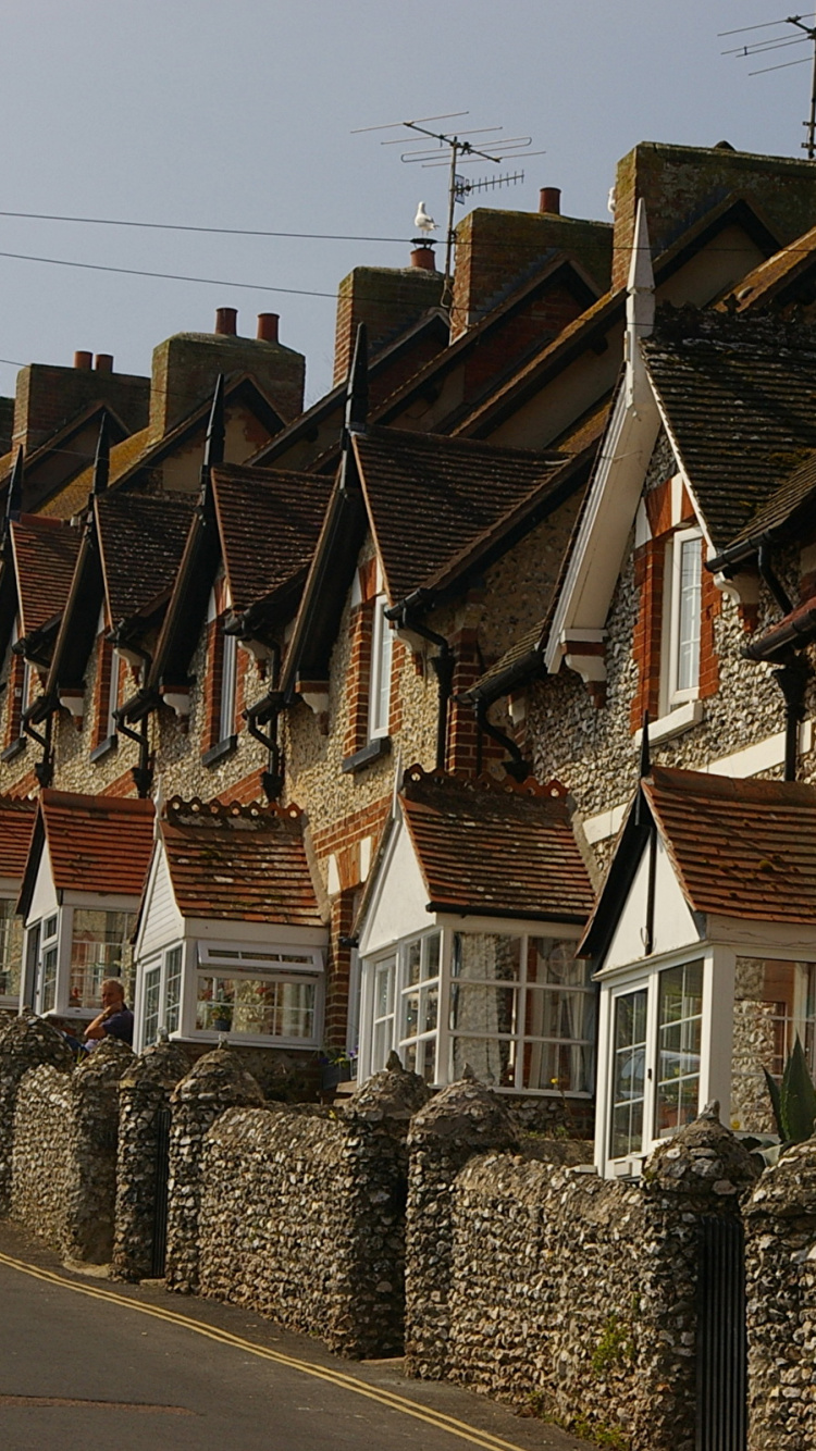 Обои Хаус, крыша, окно, фасад, здание в разрешении 750x1334