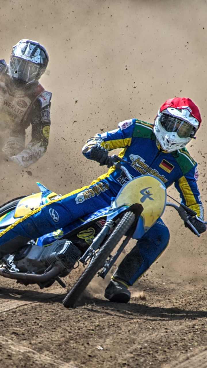 Обои мотокросс, мотоцикл, гоночный, автоспорт, мотоспорт в разрешении 720x1280