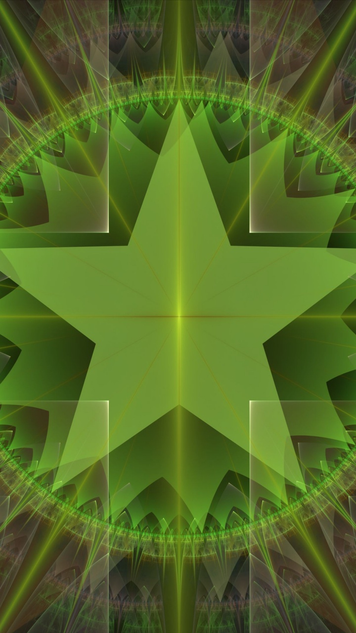 Обои фрактальное искусство, фрактал, узор, фигура, наземное растение в разрешении 720x1280