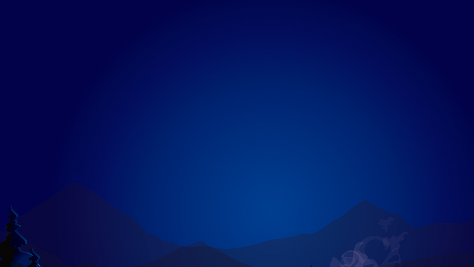 Обои снег, пейзажи гор, зима, ночь в разрешении 1920x1080