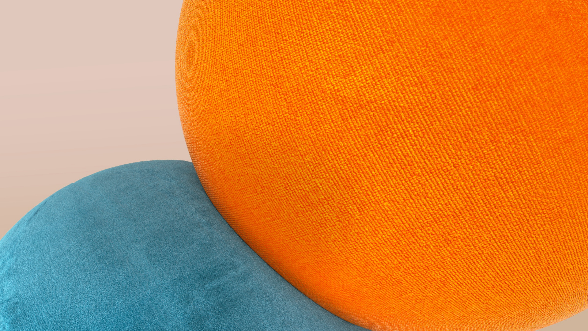 Обои андроид, телефон, Оранжевый цвет, фрукты, арт в разрешении 1920x1080