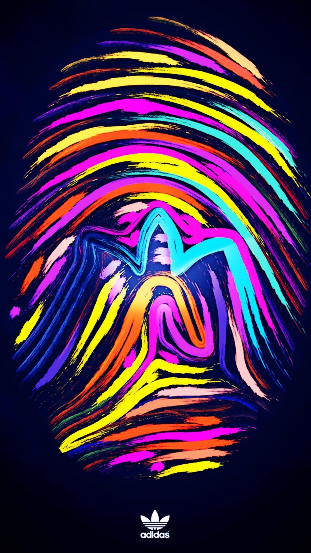 Обои Адидас футбол, adidas, свет, вода, графический дизайн в разрешении 1080x1920