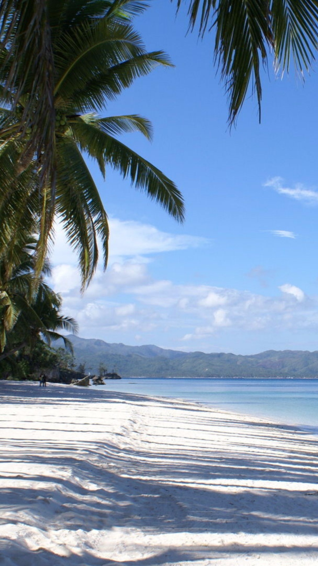 Обои пляж, водоем, море, тропическая зона, океан в разрешении 1080x1920