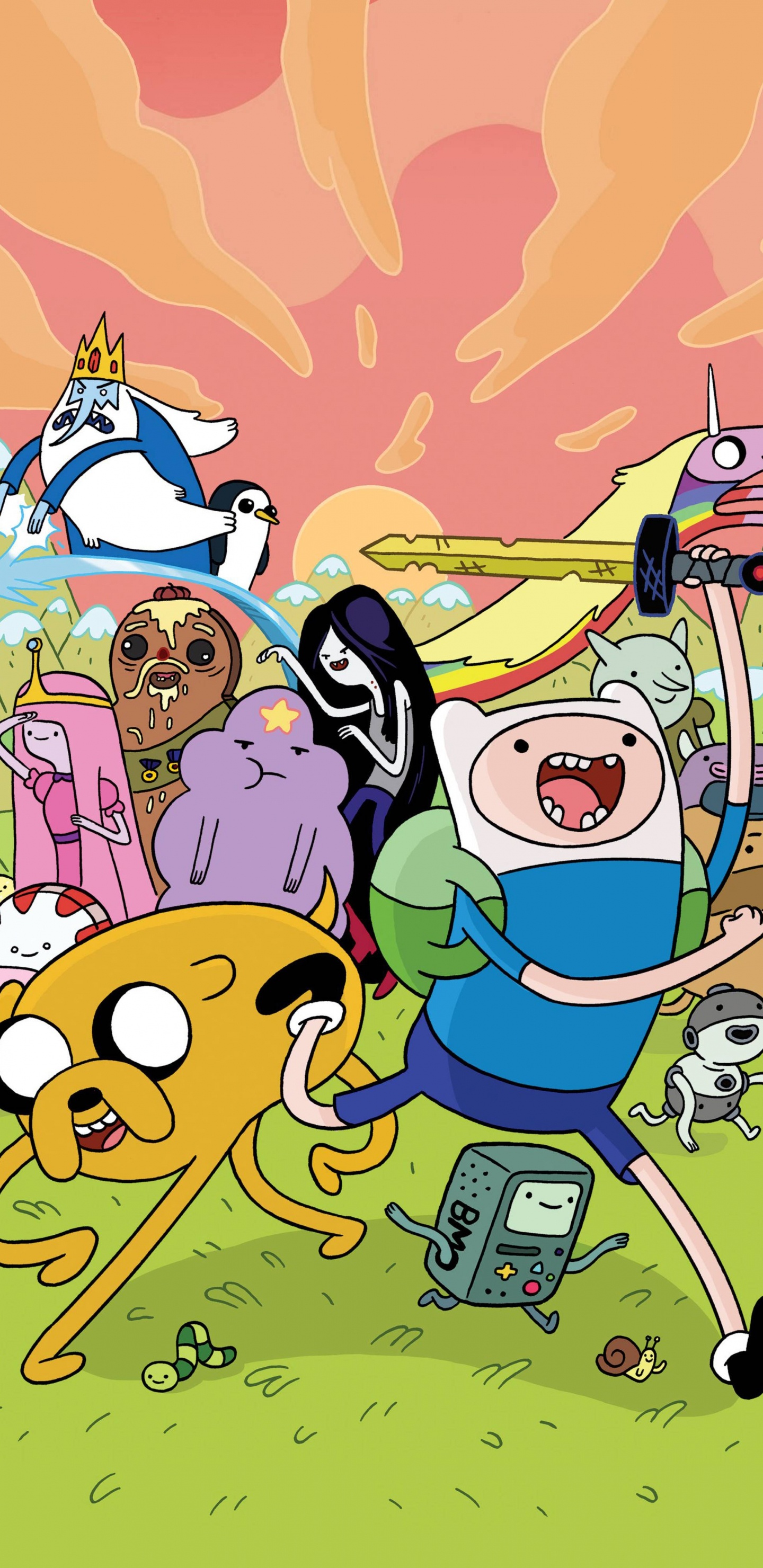 Обои Марселин королева вампиров, Сеть Мультфильм, мультфильм, Счастлив, арт в разрешении 1440x2960