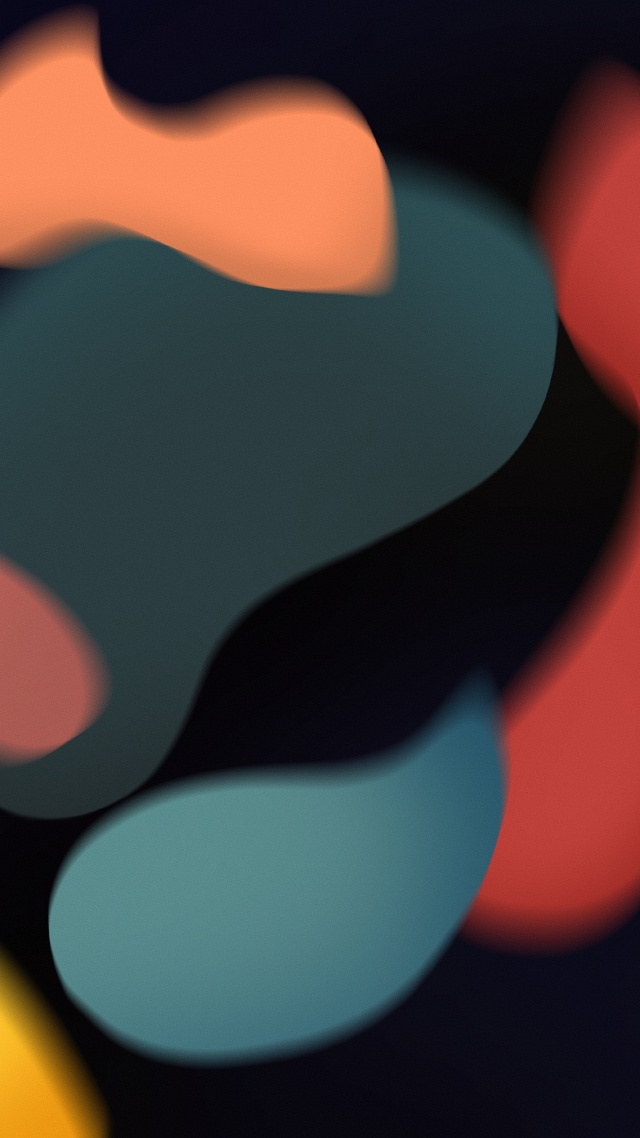 Обои iOS 15 – Recreated (Dark) [for iPad] в разрешении 720x1280