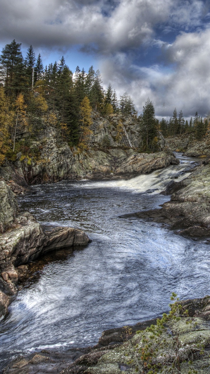 Обои реки, природный заповедник, От tuddal, природа, вода в разрешении 720x1280