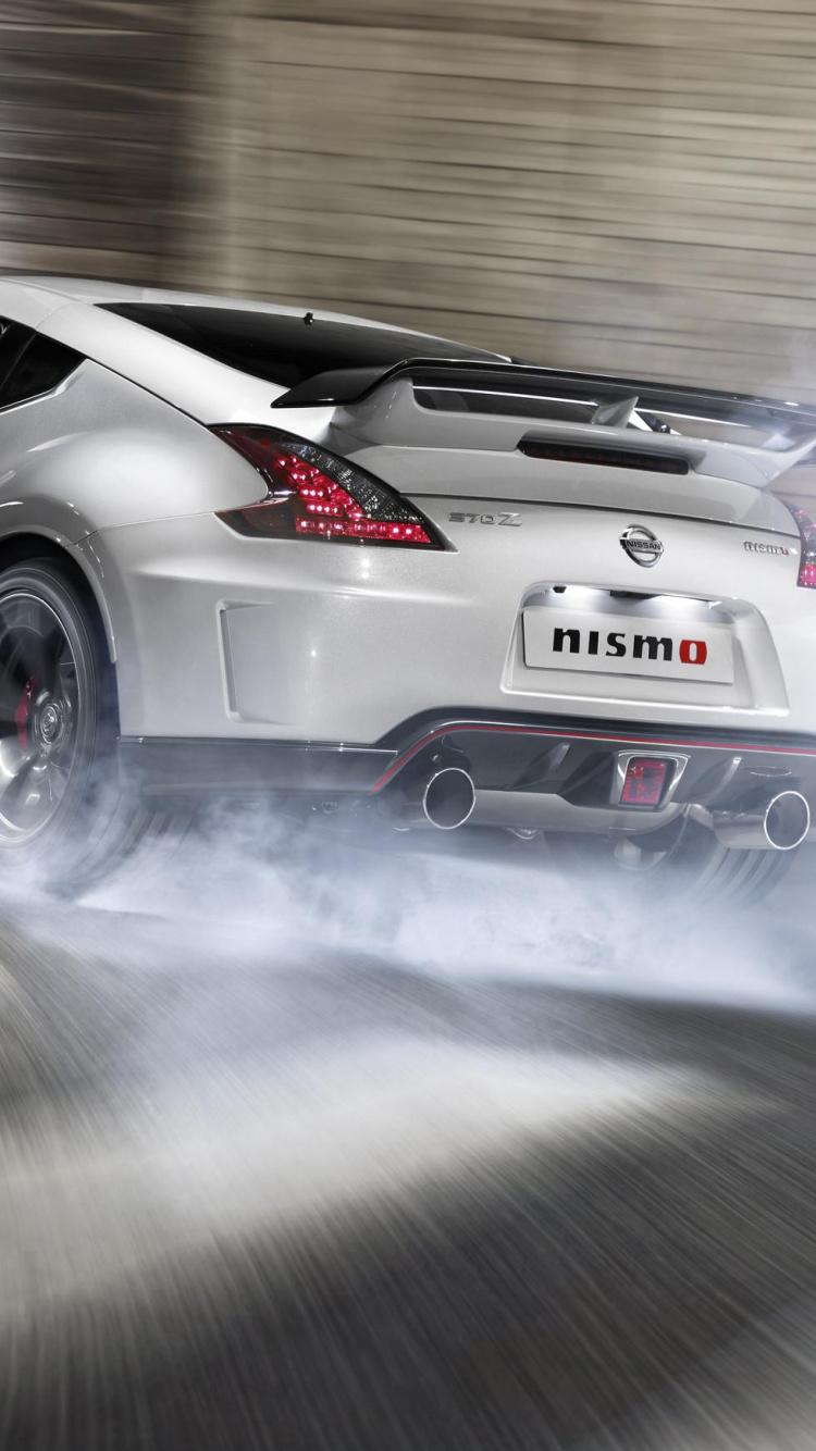 Обои nissan 370z, Ниссан, авто, спорткар, мощные машины в разрешении 750x1334