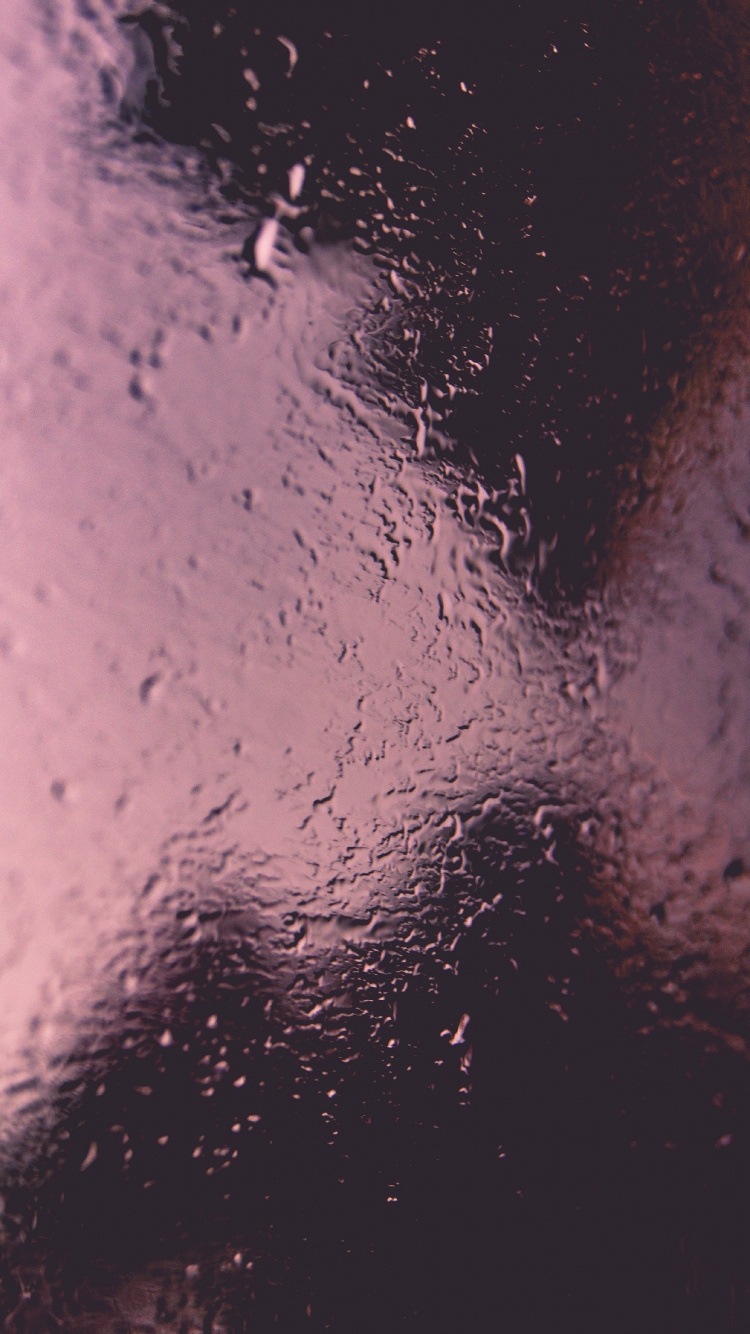 Обои стекло, вода, синий, свет, отражение в разрешении 750x1334