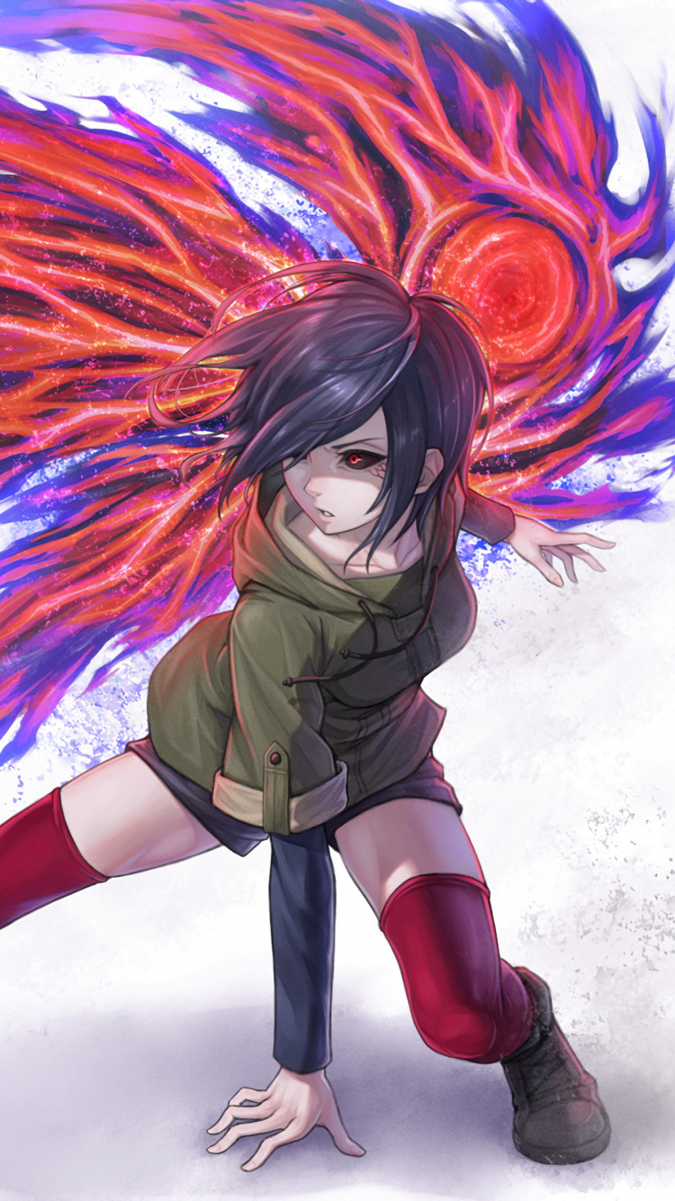 Обои одной Кирисима, Кен kaneki, Токио вурдалак, Манга, аниме в разрешении 750x1334