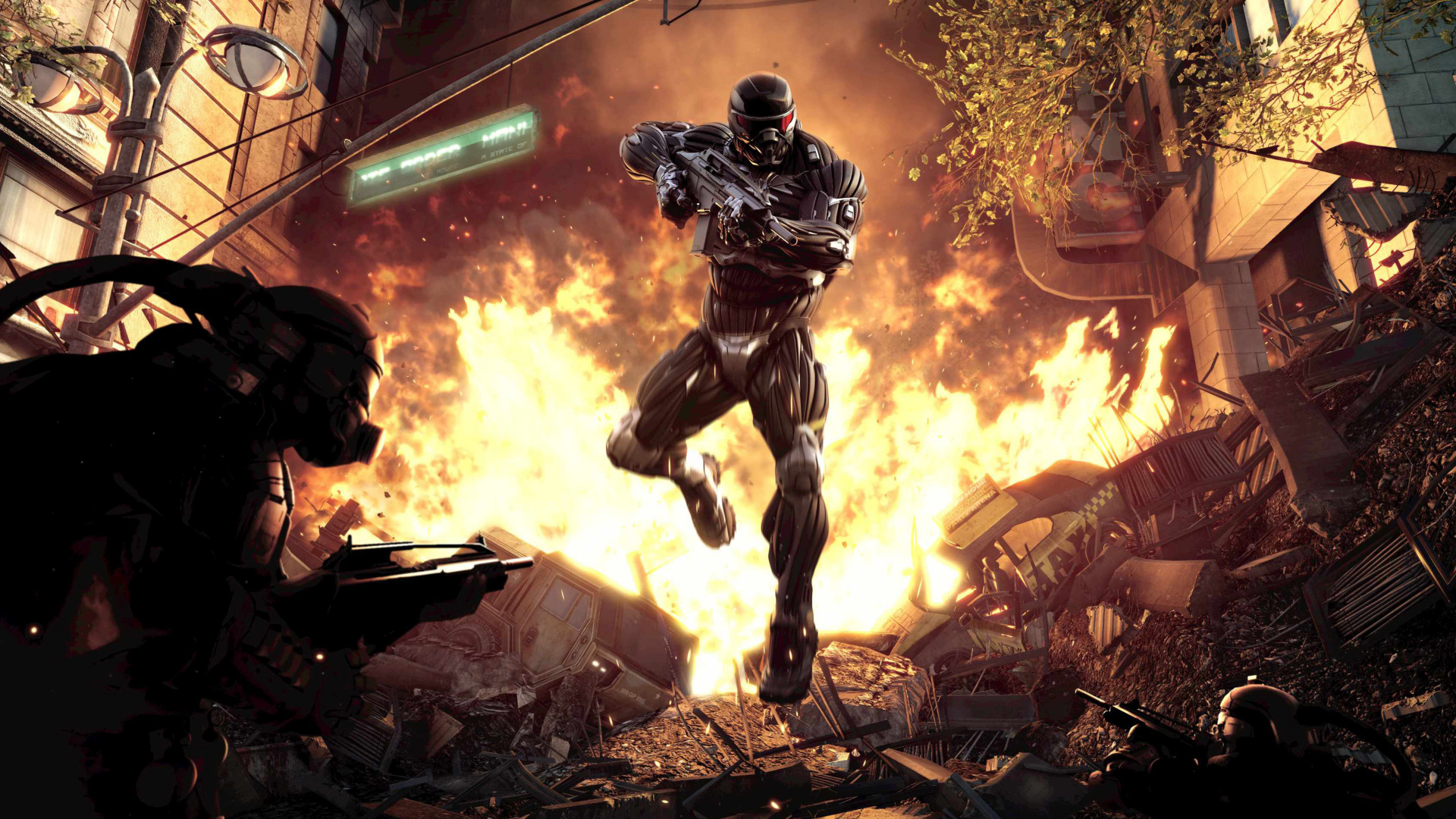 Обои crysis 2, crysis, шутер, playstation 3, компьютерная игра в разрешении 1920x1080
