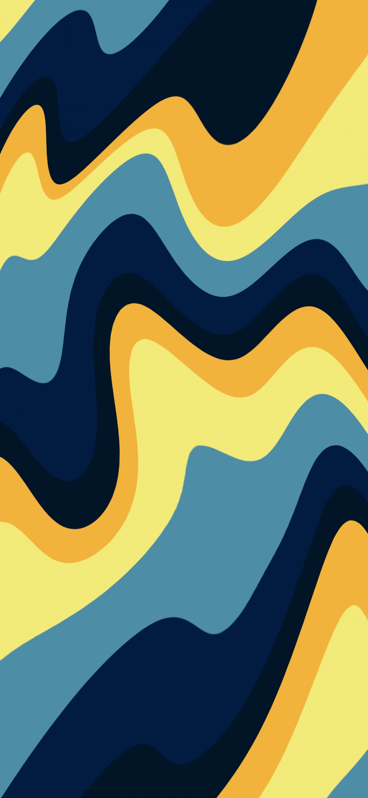 Обои Апельсин, визуальное искусство, акриловая краска, дизайн, лазурный в разрешении 1242x2688