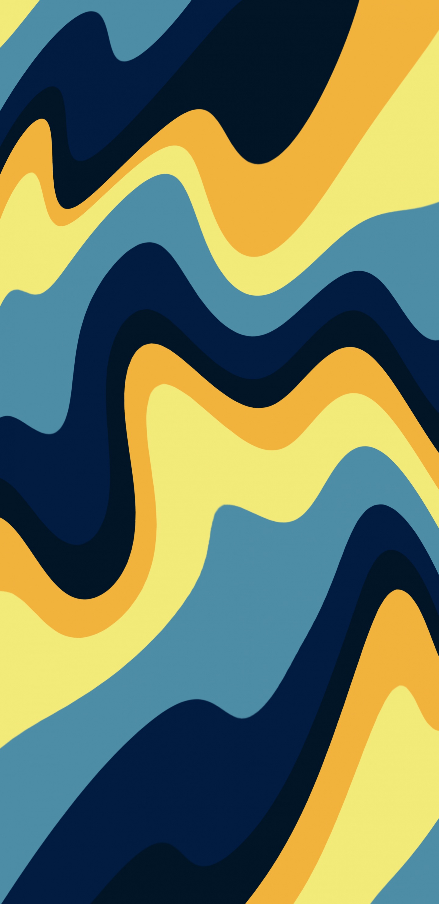 Обои Апельсин, визуальное искусство, акриловая краска, дизайн, лазурный в разрешении 1440x2960